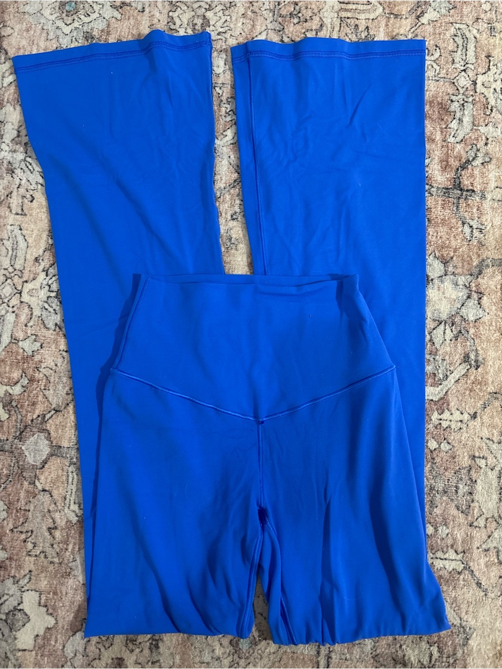 aerie Royal Blue High-Waist Flare Leggings